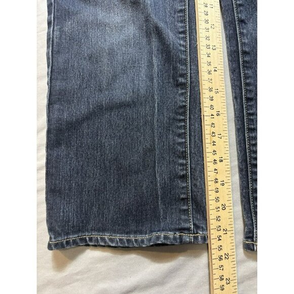 Paige Premium Denim Lauren Canyon Crop Capri Jeans 27 x21 Dark Wash Low Rise USA - Picture 3 of 8